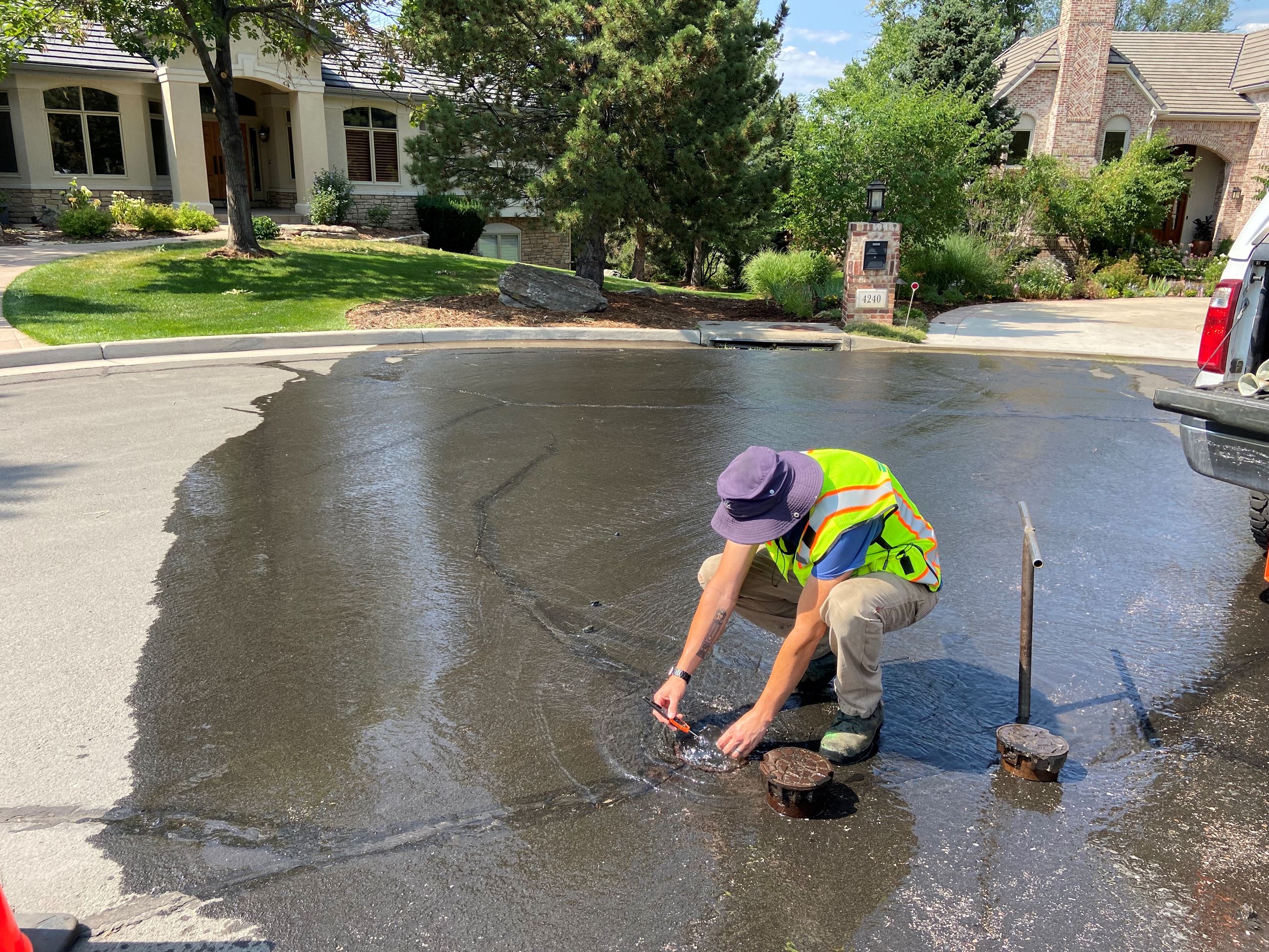 Water Main Flushing - Blowoff